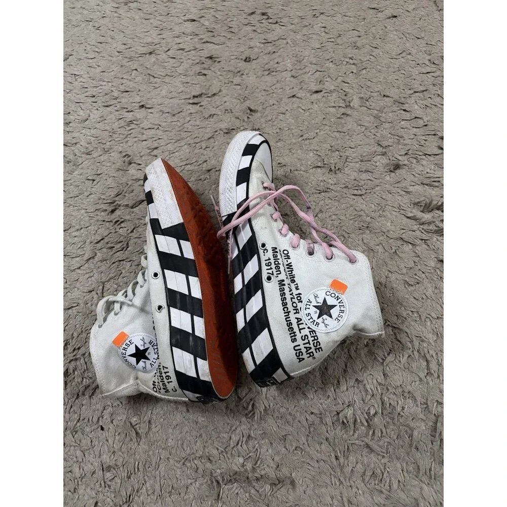 Converse Off White Chuck 70 Off-White Sneakers  mens Size 9 women size 11 - Picture 7 of 10